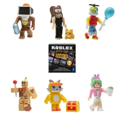 Colección de Acción de la Serie 10 de Roblox - Figura Misteriosa [Incluye 1 Figura + 1 Artículo Virtual Exclusivo]