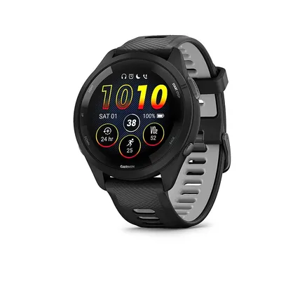 Smartwatch Garmin - Forerunner 265 GPS Smartwatch 46 mm Polímero Reforzado con Fibra - Negro-