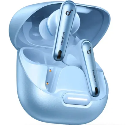 Auriculares True Wireless con Cancelación de Ruido Soundcore by Anker Liberty 4 - Azul Claro
