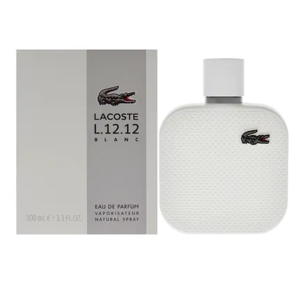 Lacoste Eau De L.12.12 Blanc por Lacoste para Hombre - 3.3 oz EDP Spray