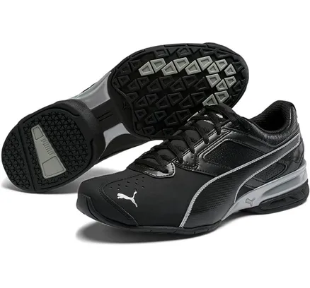 Zapatillas PUMA Tazon 6 FM para Hombre en Negro y Plata