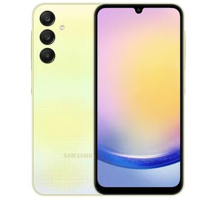 Samsung Galaxy A25 5G A256E 128GB Dual-SIM GSM Desbloqueado Smartphone Android (Versión Internacional) - Amarillo