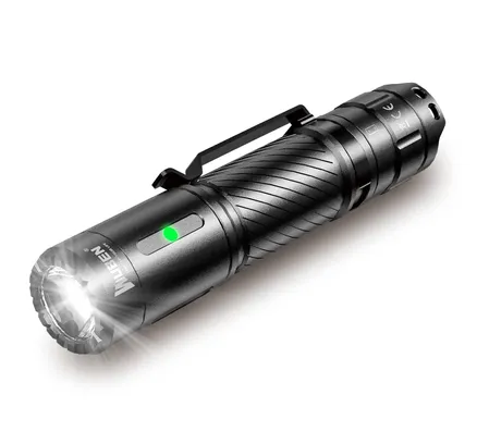 Linterna WUBEN C3 de 1200 lúmenes recargable de 6 modos LED táctica para camping, hogar, emergencia, rescate, caza, inspección, reparación