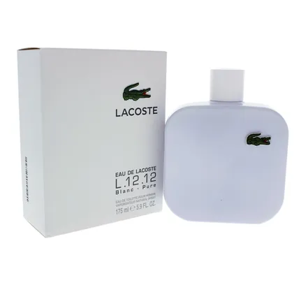 Lacoste Eau De Lacoste L.12.12 Blanc por Lacoste para Hombres - 5.9 oz Eau de Toilette