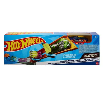 Juego de Lanzamiento Vertical de Hot Wheels con Coche