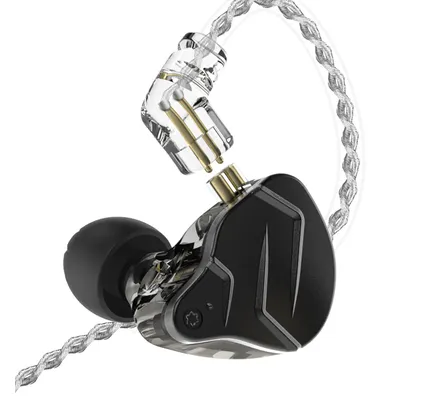 KZ ZSN PRO X Auriculares Inalámbricos de Cable In-ear DIY Earphones 1BA+1DD Hybrid Driver HIFI DJ Monitor Running Sport Earbud
