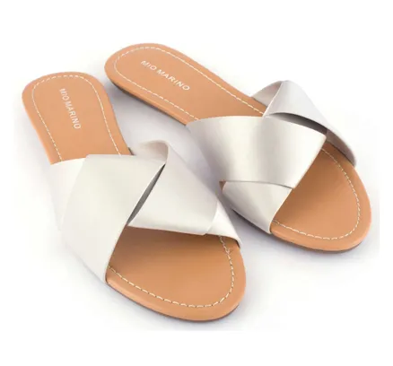 Zapatos de Mujer Mio Marino Satin Knot-Gris Claro-39
