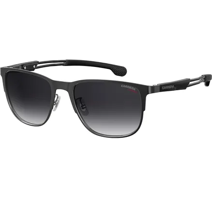 Gafas de sol Carrera para hombres CA4014GS Negro oscuro 58 18 Gris oscuro Rectángulo Gradiente