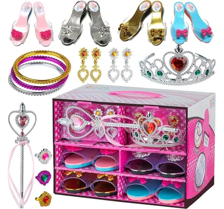 Conjunto de Vestido y Joyería de Princesa Toyvelt 3-8 años