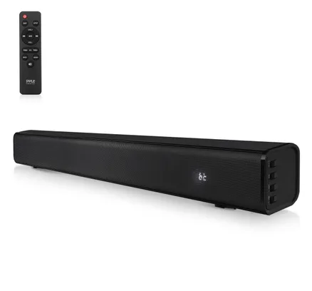 Pyle Barra de Sonido para Cine en Casa con Base Ondulada