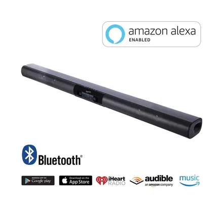 Sistema de Barra de Sonido Bluetooth de Óptica Premium de 37" con Control de Voz Alexa
