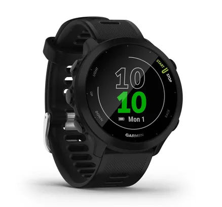 Garmin Forerunner 55 Smartwatch GPS para Correr, Negro (CAJA APERTURADA)