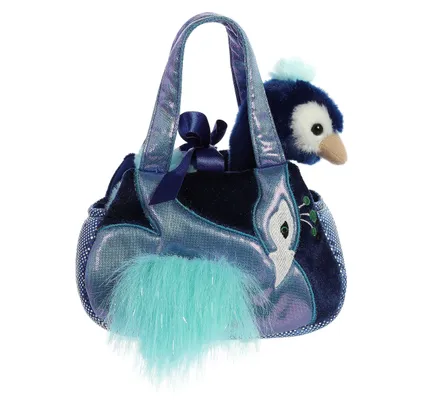 Aurora® Fashionable Fancy PalsTM 18cm Mora PeacockTM Multicolor Stuffed Animal