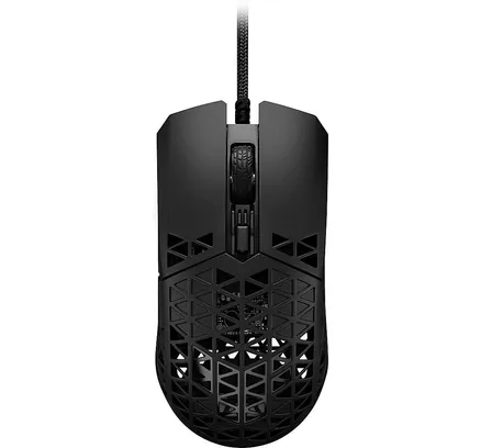 Ratón óptico de juego ASUS - TUF Gaming M4 Air con scroll de cable y 6 botones con protección de guardia antibacteriano - Negro-P307-TUF-GAMING-M4-AIR