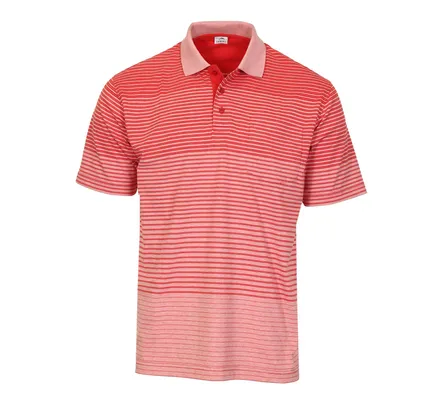 Polo de Manga Corta a Rayas Finas para Hombre Gioberti con Bolsillo en el Pecho