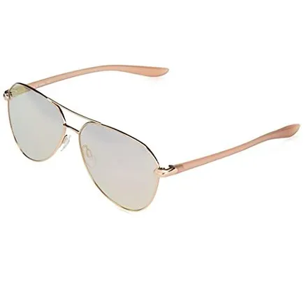 Gafas de Sol Nike City Aviator Pilota, Oro Rosa, 61/13/140