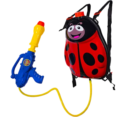 Water Gun Backpack Water Blaster para Niños - Water Shooter con Tanque de Mariposa