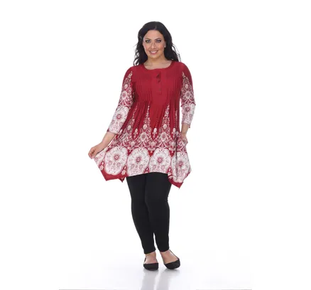 Top de Túnica Plus Size Dulce