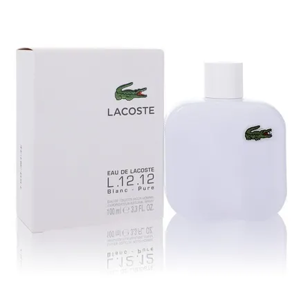 Lacoste Eau De Lacoste L.12.12 Blanc Lacoste Eau De Toilette Spray 3.3 Oz