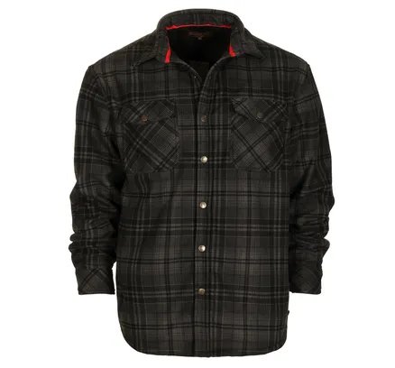 Chaqueta de Flanela a Cuadros Gioberti para Hombre con Forro de Velúvel