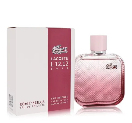Lacoste Eau De Lacoste L.12.12 Rose Eau Intense Lacoste Para Mujeres Eau De Toilette Spray 3.3 oz