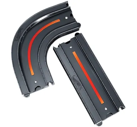 Accesorio de Paquete de Pista de Hot Wheels - Recta + Curva