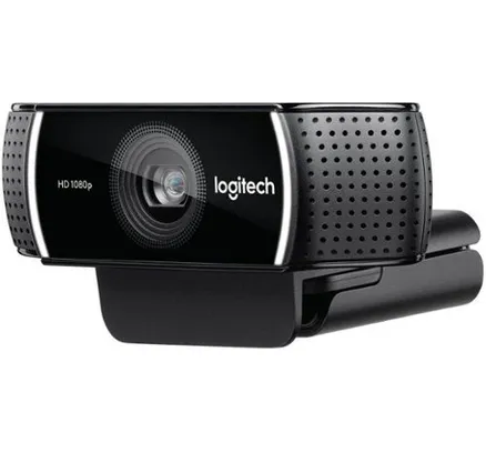 Webcam Logitech C922 Pro Stream 1080 para videoconferencia, transmisión y juegos - Negro