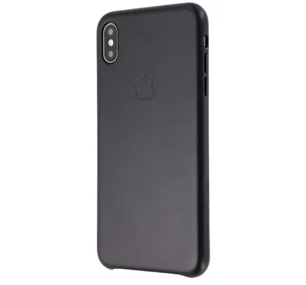 Funda de Cuero Oficial de Apple para Apple iPhone Xs Max - Negro (MRWT2ZM/A)