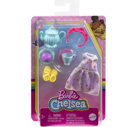 Paquete de Accesorios Temático de Fiesta de Té Barbie Chelsea