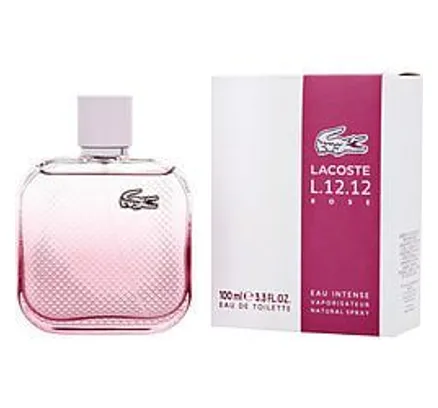 Lacoste L.12.12 Rose Eau Intense By Lacoste Edt Spray 3.3 Oz Para Mujeres