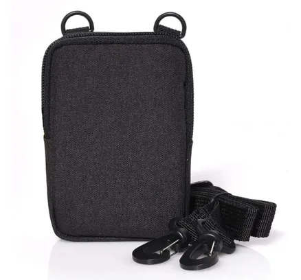 Estuche Suave Zink para Cámara – Estuche de Viaje para Cámara y Impresora con Bolsillo, Cremallera y Correa para el Hombro