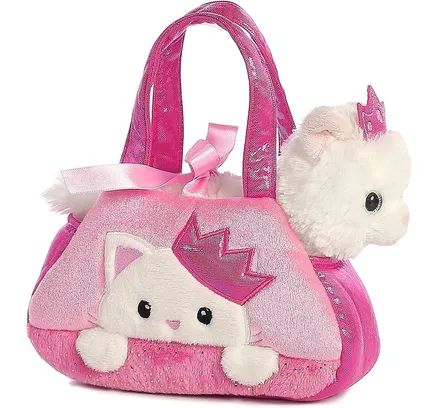 Bolsa de Asa de Animal de Peluche Peek-A-Boo Princess Kitty de Aurora