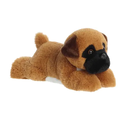 Aurora® Adorable Mini FlopsieTMTM 20cm Boden Boxer Brown Stuffed Animal