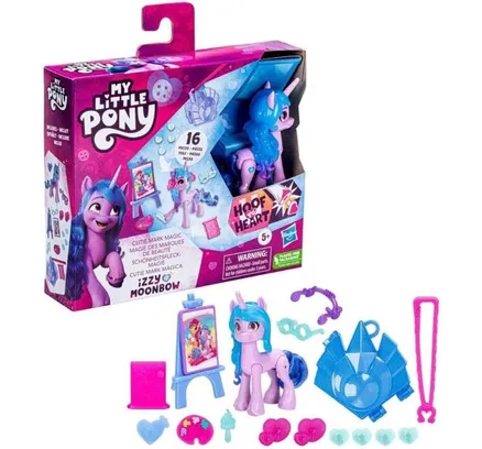 Mi Pequeño Pony, Magia de la Marca Personal 3" Pulgada Pezuña al Corazón Izzy Moonbow, 16 Piezas