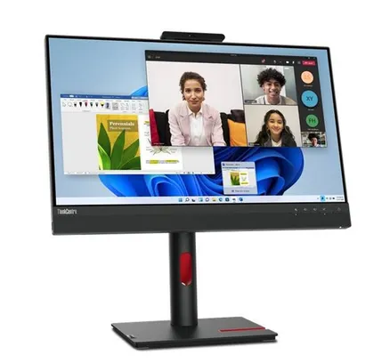 Monitor LED Full HD Webcam Lenovo ThinkCentre Tiny-In-One 24 Gen 5 de 23.8" - 16:9 - Negro - Clase 24" - Tecnología de Conmutación en Plano (IPS) - Retroiluminación WLED - 1920 x 1080 - 16.7 Millones de Colores