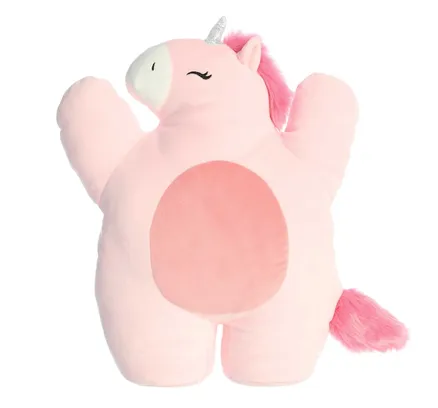 Aurora® Squishy SpongecakesTM 41cm Pink Frosting UnicornTM Pink Stuffed Animal