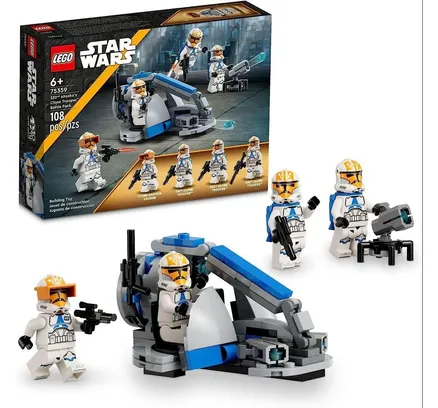 LEGO® Star WarsTM 332o Batallón Ahsoka’s Clone TrooperTM Paquete de Batalla 75359 (108 Piezas)