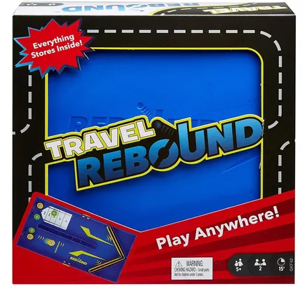 Juego Portátil Mattel Games Travel Rebound para Niños de 5 Años y Más, Multi