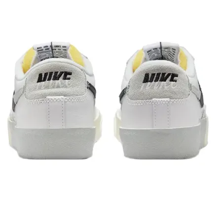 Zapatillas de Skateboarding NIKE NIKE para Hombre, Retro BLAZER LOW, DZ2544-100, Blanco Y Negro, Tamaño 44