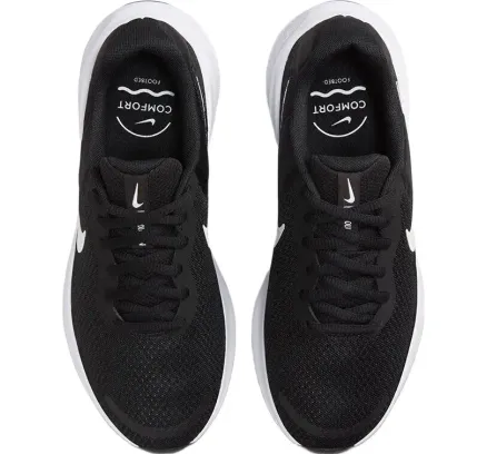 Zapatillas de running Nike NIKE REVOLUTION 7 para mujer transpirables FB2208-003 negras y blancas