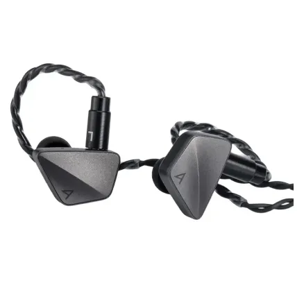 Iriver Astell&Kern AK ZERO1 Dynamic Iron + Dynamic Coil + Balanced Armature In-Ear Earphones, 4.4mm HIFI Music Headphones, Negro, Regalo de Año Nuevo