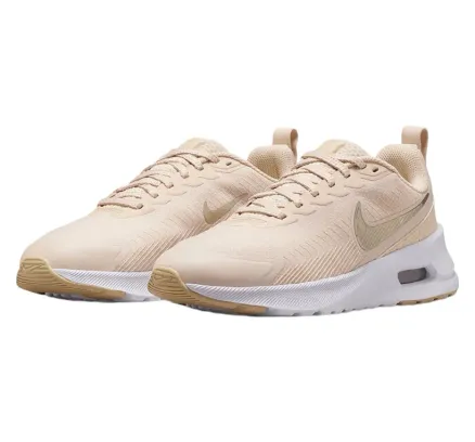 Zapatillas Casual NIKE para Mujeres, Sneakers AIR CUSHION AIR MAX NUAXIS, HF1233-105 Amarillo Claro, Tamaño 36.5