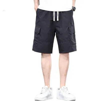 JEEP Pantalones Cortos de Trabajo de Seda Hielo Fina para Hombres