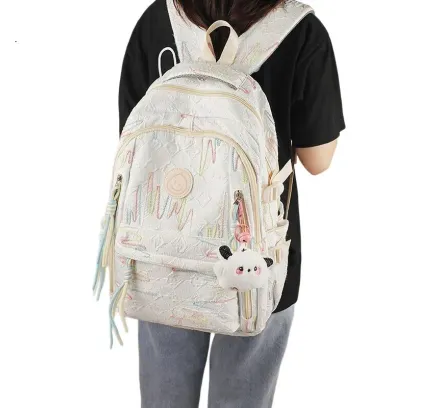 Mochila de vino para mujeres, mochila casual para estudiantes de secundaria y preparatoria, mochila de viaje ligera de gran capacidad, regalo de cumpleaños para novia