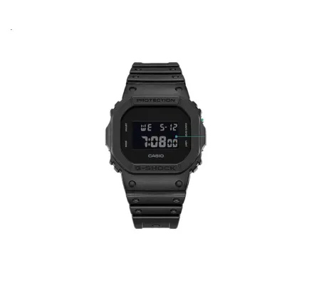 Reloj Casio para Hombre, Pequeño Reloj Deportivo Escuadrado para Estudiantes, Reloj Electrónico G-SHOCK para Hombre, DW-5600UBB