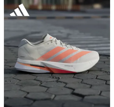 Adidas ADIZERO BOSTON 13 M Zapatillas de Running Ligeras Gris Claro JP9252 para Hombre y Mujer Parejas Tamaño 41