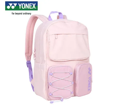 Raspador de Nieve YONEX de Gran Capacidad con Compartimento Separado para Zapatos Bolsa Deportiva BA348CR Rosa Claro