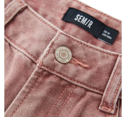 Jeans Semir Senrou | Jeans de Pierna Ancha a Combinar para Mujeres, Efecto Adelgazante, Pantalones Largos de Otoño 2025 103525124001A