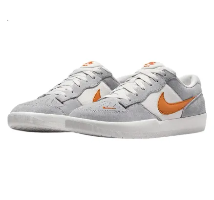 Zapatillas Casual NIKE para Hombre y Mujer, NIKE SB FORCE 58 DV5477-007 Gris Naranja Tamaño 45