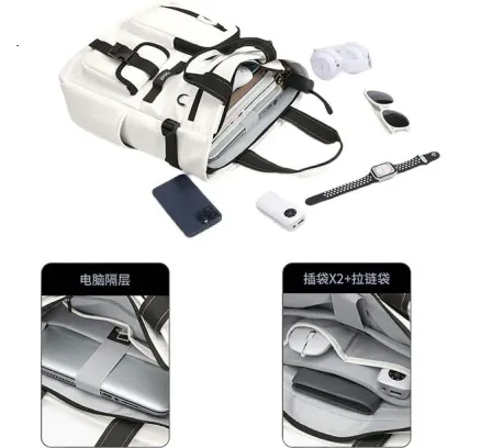 Mochila de GOLF para Hombre, Bolsa de Tenis y Bádminton, Mochila para Portátil de 15.6 Pulgadas, Mochila Escolar para Estudiantes, Mochila Deportiva de Viaje para Mujeres